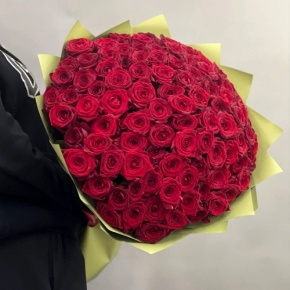 Букет из 101 красной розы (80 см) в Хотьково
