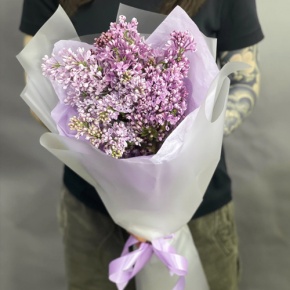 Букет из 9 веток ароматной сирени в Хотьково