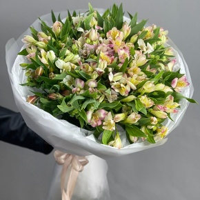 Букет "Зарина" из 37 альстромерий микс в Хотьково