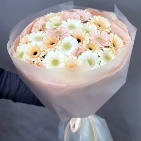 Букет "Гера" из 25 гербер в Хотьково