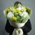 Букет "Фисташка" из роз, хризантем и маттиол в Хотьково