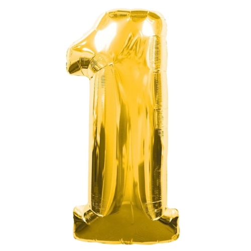 Шар гелиевый цифра 1 (40х102 см) в Хотьково