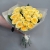 Букет из 21  из пионовидной розы Баттеркап (60 см) в Хотьково