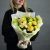 Букет "Мимозка" из нарциссов, диантусов и мимозы в Хотьково