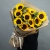 Букет "Месседж" с подсолнухами и эвкалиптом в Хотьково