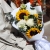 Букет "Солнечный цветочек" из подсолнуха, гиперикума, хризантем и орнитагалума в Хотьково