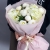 Букет "Белый жемчуг" из гортензий и пионов в Хотьково