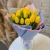 Букет из 15 жёлтых тюльпанов в Хотьково